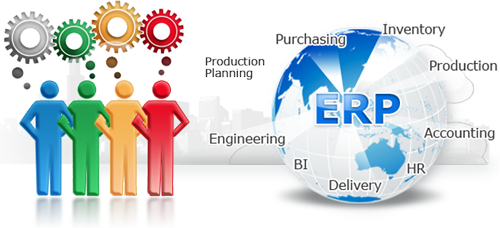  Accumulation of various integrations in business ERP Software